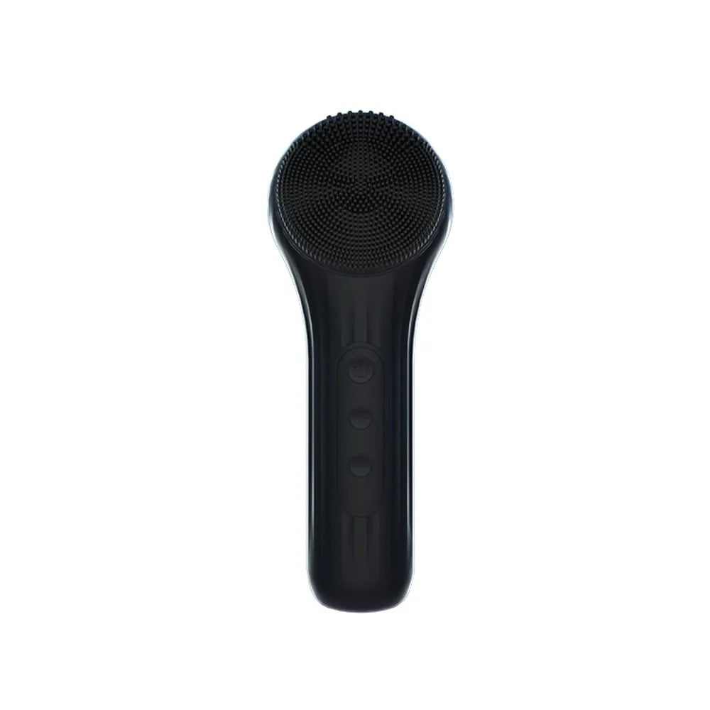 Brosse faciale électrique multifonctionnelle : Rechargeable, imperméable, massant, vibration à ultrasons, brosse de nettoyage en silicone