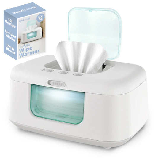 Baby Calentador Y Dispensador De Toallitas Para Bebé Con Luz LED Cambiante Y Interruptor De Encendido/Apagado De Jool