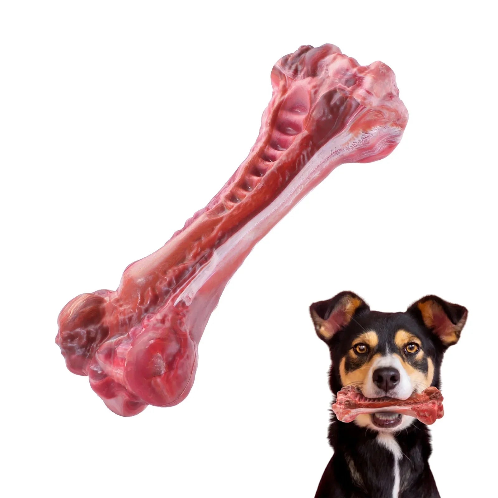 Juguetes Para Perros Indestructibles, Juguetes Para Masticar Para Perros De Razas Grandes, Masticadores Agresivos, Juguetes Denticionales Resistentes Para La Limpieza De Dientes De Mascotas, Juguetes Interactivos De Goma Natural Para El Aburrimiento
