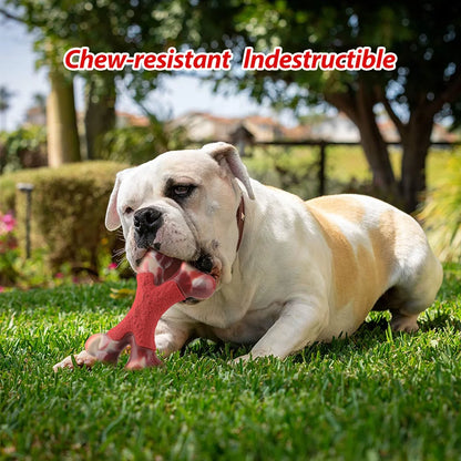 Juguete Grande Para Masticar Para Perros Agresivos - Juguetes Resistentes Para Perros, Juguete Indestructible De Hueso Para Perros, Juguetes Duraderos De Nylon Para La Dentición De Perros Grandes/Medianos