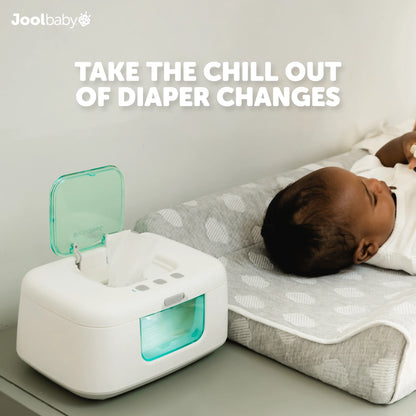 Baby Calentador Y Dispensador De Toallitas Para Bebé Con Luz LED Cambiante Y Interruptor De Encendido/Apagado De Jool