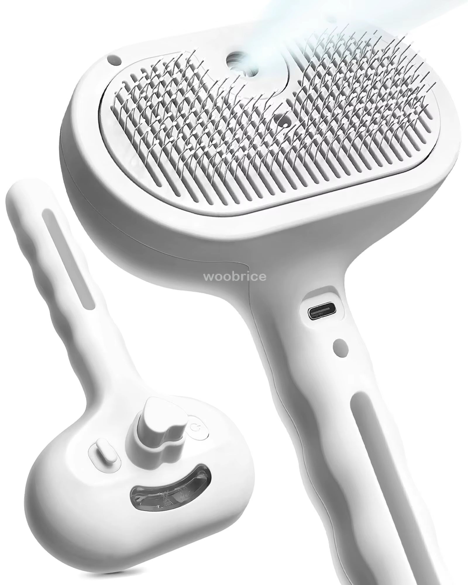 Steam Brush for Cats and Dogs Electric Vapor Tool with Vapor Function, Pet Grooming Pet Hair Remover Cat and Dog Accessories