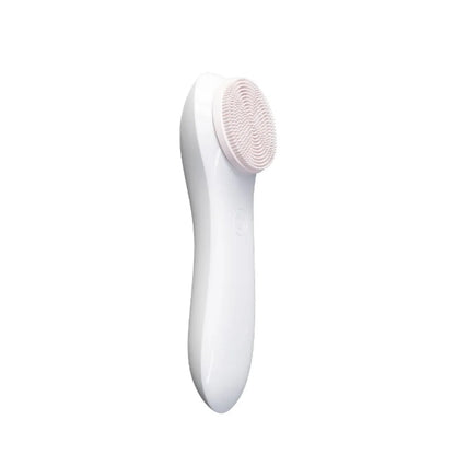 Waterproof Electric Facial Cleansing Brush Silicone Head Vibrating Facial Cleaning Scrubber Deeep Cleaning Wireless