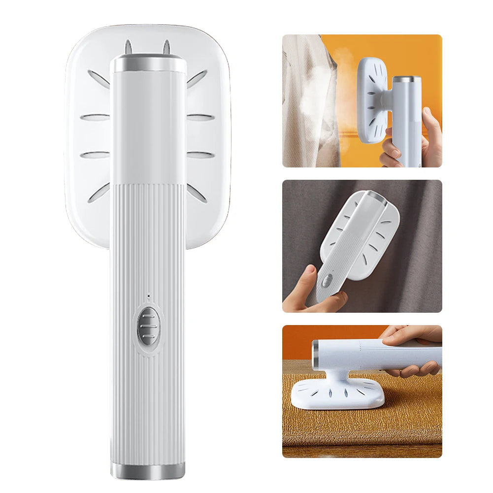 Portable Ironing Machine 360° Ironing Household Steam Iron USB Powered Electric Ironing Machine for Fabric Clothes Ironing