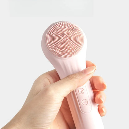 Brosse faciale électrique multifonctionnelle : Rechargeable, imperméable, massant, vibration à ultrasons, brosse de nettoyage en silicone