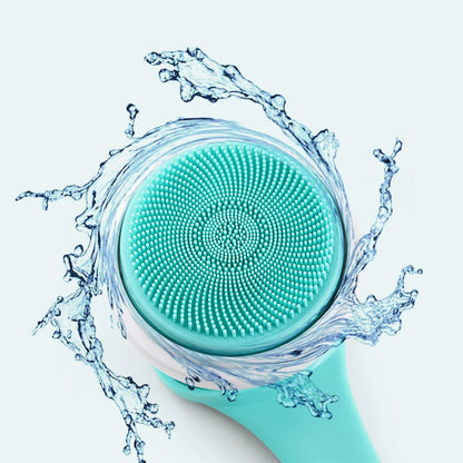 Brosse de bain électrique Nettoyage de douche Brosse de massage du corps Brosse de spa à rotation multifonctionnelle Étanche Long Handle Back Rubbing