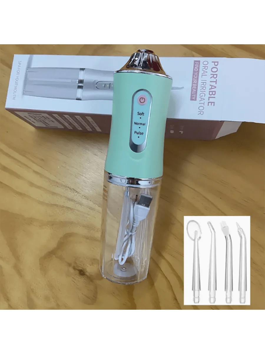 Fil à eau électrique, puce intelligente, contrôle précis de la pression, buse rotative à 360 degrés, dispositif de nettoyage des dents