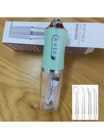 Fil à eau électrique, puce intelligente, contrôle précis de la pression, buse rotative à 360 degrés, dispositif de nettoyage des dents