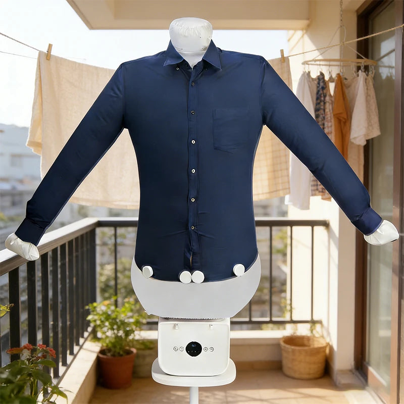 Machine à repasser automatique pour vêtements Machine de séchage à l'air Machine de chauffage Mini dispositif de repassage pliant Portable électrique pour vêtements Séchoir à chaussures / Automatic Clothing Ironing Machine Air Drying Heating Machine Mini