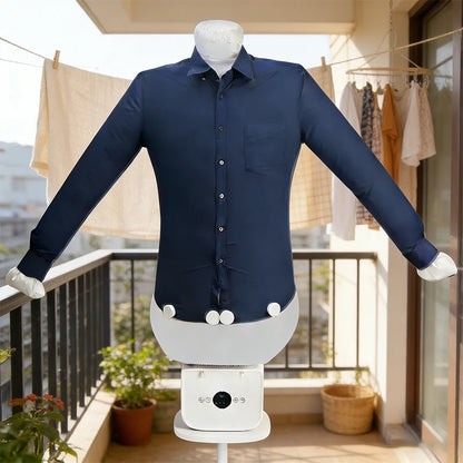 Machine à repasser automatique pour vêtements Machine de séchage à l'air Machine de chauffage Mini dispositif de repassage pliant Portable électrique pour vêtements Séchoir à chaussures / Automatic Clothing Ironing Machine Air Drying Heating Machine Mini