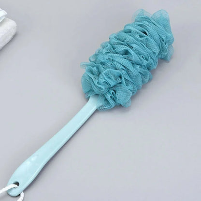 1PCS Brosse de bain à poignée longue Dos Douche Scrubber Corps Soft Mesh Scrub Puff Clean Self Bath Back Brush