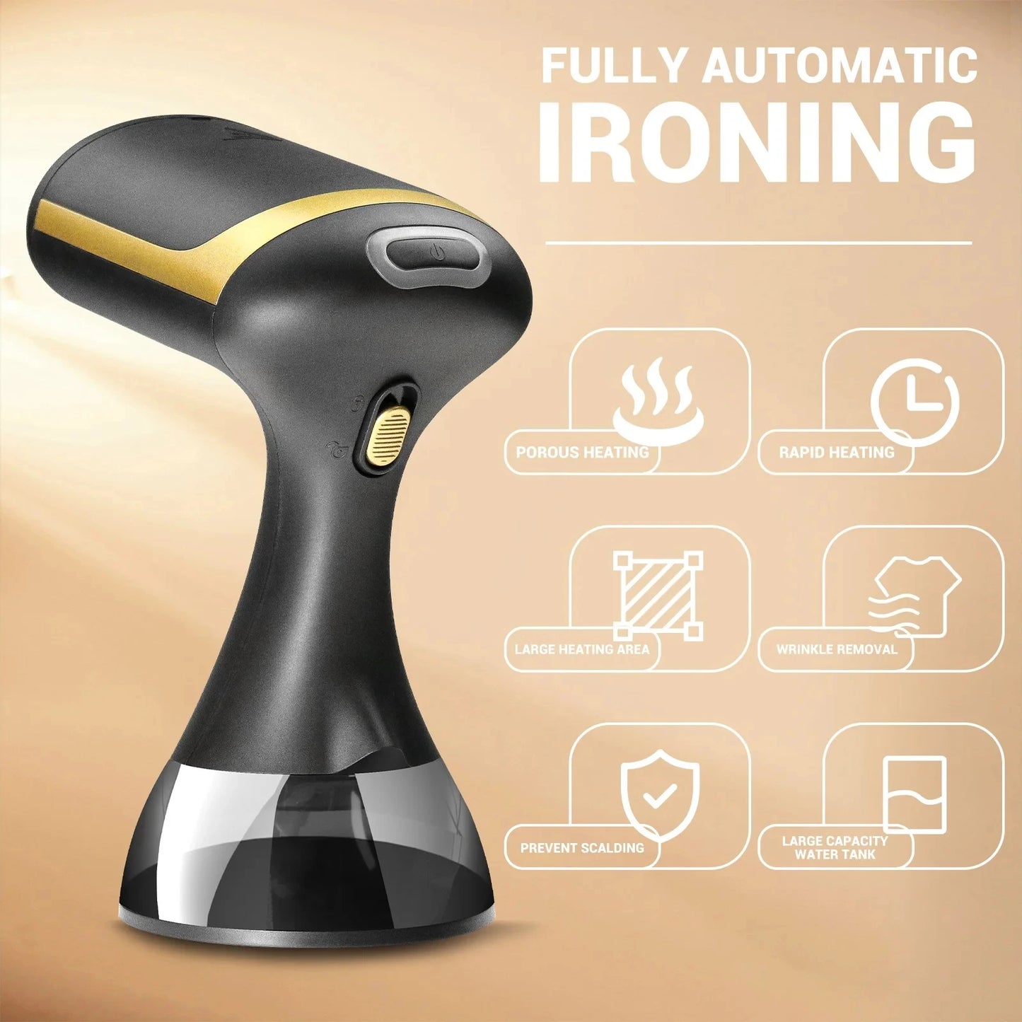 1500W Portable Hanging Iron Machine Hand Holding Ironing Machine Iron Machine Household Steam Wet Ironing Steam Iron for Clothes