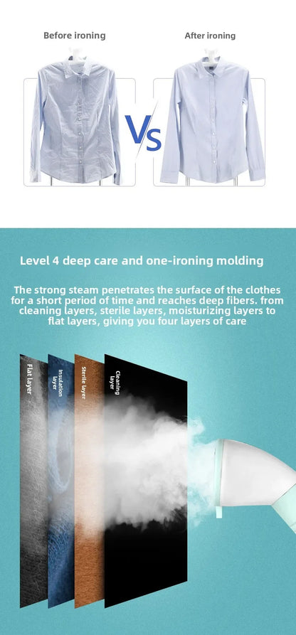 New hanging iron with ironing board, steam electric iron integrated machine, handheld ironing machine for household clothes