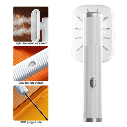 Portable Ironing Machine 360° Ironing Household Steam Iron USB Powered Electric Ironing Machine for Fabric Clothes Ironing