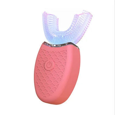 Brosse à dents électrique pour adulte Charge USB automatique Brosse à dents Sonic Wave en forme de U Brosse à dents intelligente rechargeable à 360 degrés
