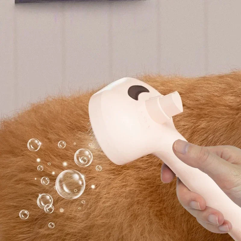 Pet Clean Steam Spray Dog Grooming Brush Unique Steam Brush for Dogs Luxury Grooming Brush Dog Steam Brush C
