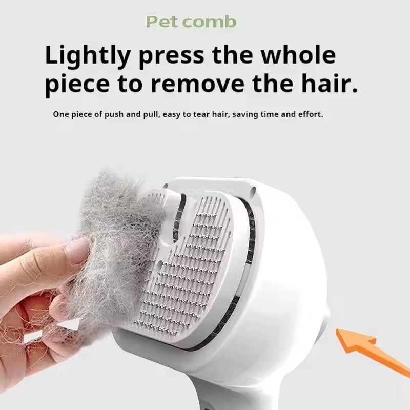 Steam Brush for Cats and Dogs Electric Vapor Tool with Vapor Function, Pet Grooming Pet Hair Remover Cat and Dog Accessories