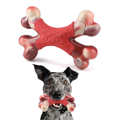 Juguete Grande Para Masticar Para Perros Agresivos - Juguetes Resistentes Para Perros, Juguete Indestructible De Hueso Para Perros, Juguetes Duraderos De Nylon Para La Dentición De Perros Grandes/Medianos