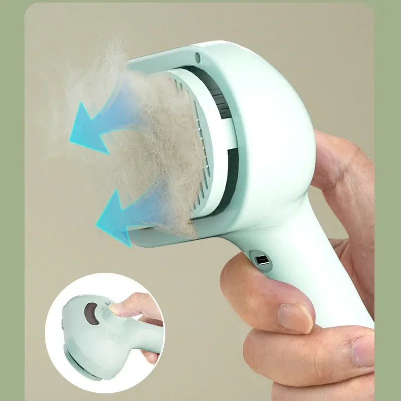 Pet Clean Steam Spray Dog Grooming Brush Unique Steam Brush for Dogs Luxury Grooming Brush Dog Steam Brush C